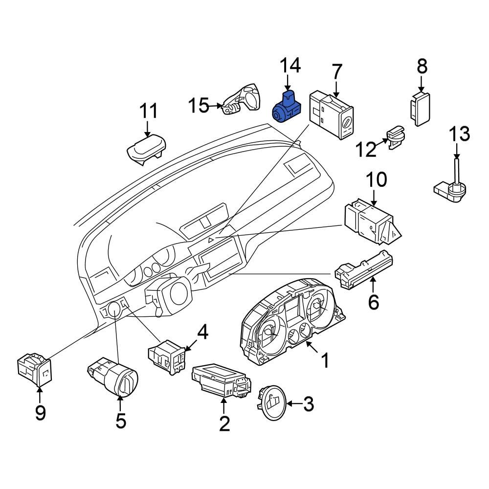 Volkswagen OE 5K0907659 Ambient Air Quality Sensor