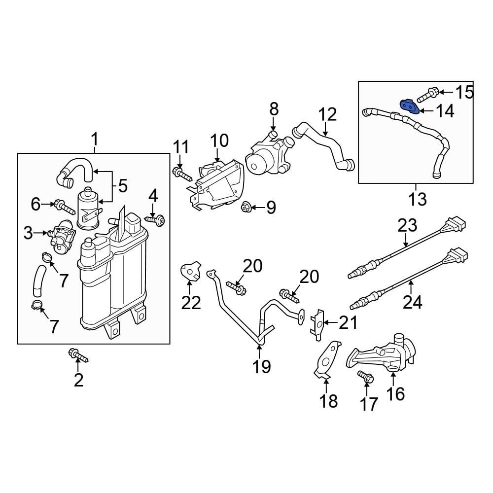 Volkswagen OE 07K906051B - Secondary Air Injection Air Mass Sensor