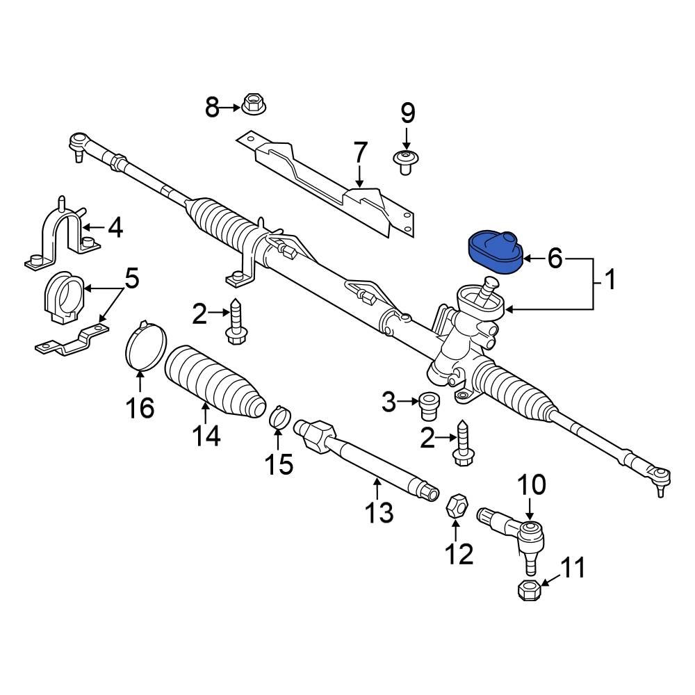 Volkswagen OE 1K0423187 Rack and Pinion Seal