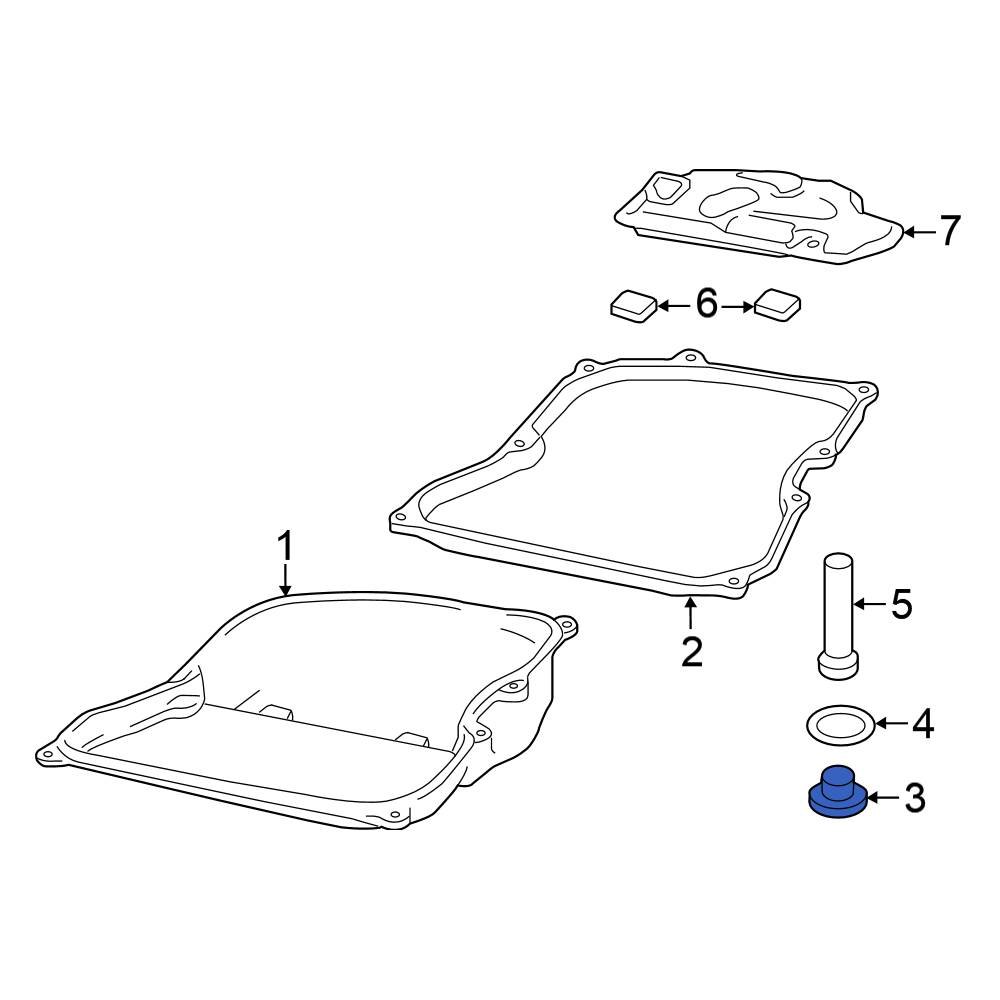 Volkswagen OE WHT000310A Transmission Drain Plug