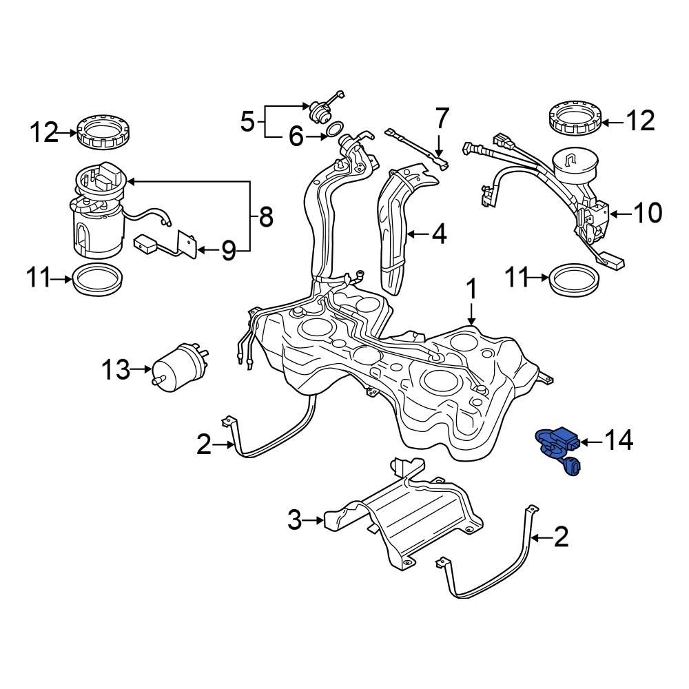 Volkswagen OE 5Q0906093C Fuel Pump Driver Module