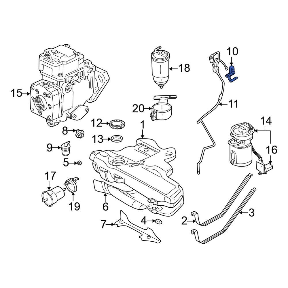 volkswagen-oe-1j0201160g-fuel-tank-vent-valve