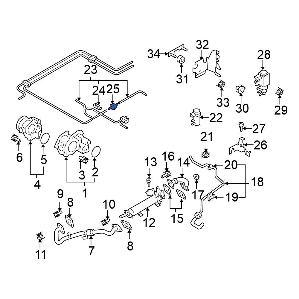 Volkswagen OE 046905291A Vacuum Check Valve