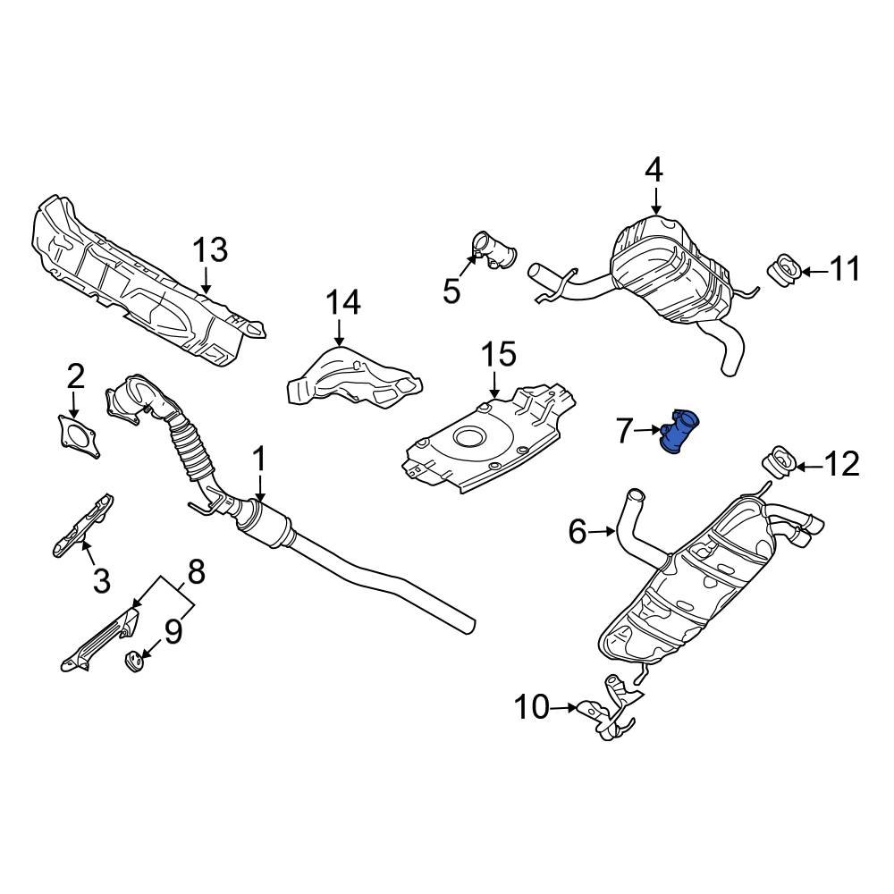 Volkswagen OE 1K0253141H - Exhaust Clamp