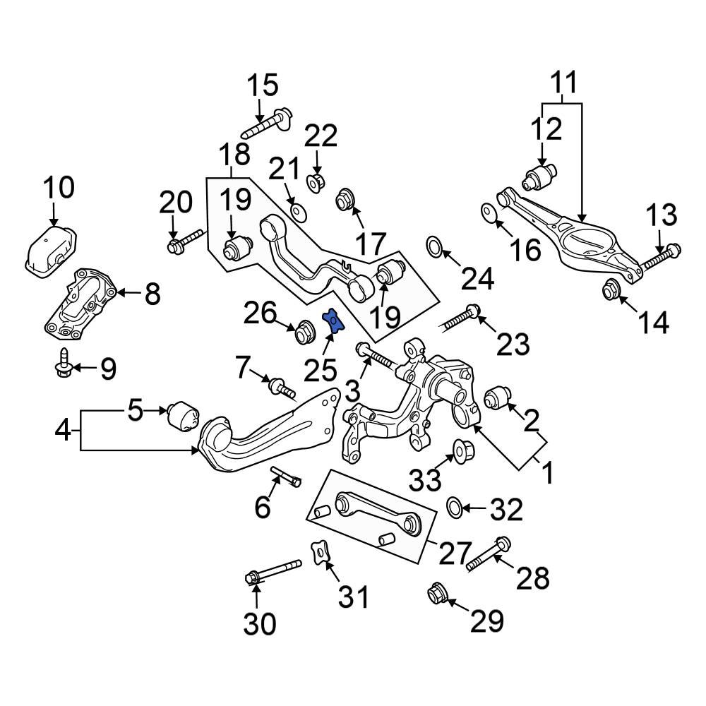 Volkswagen OE 1K0505193 - Suspension Control Arm Washer