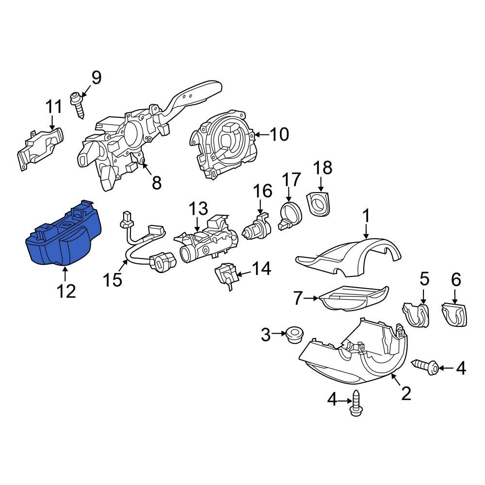 Volkswagen OE 2Q0905861A Ignition Immobilizer Module