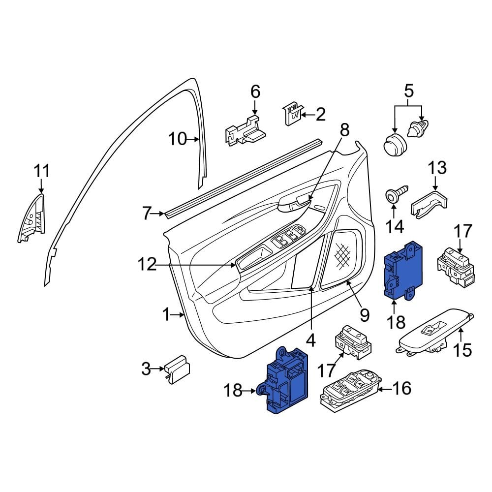 volvo-oe-31456706-front-left-door-control-module