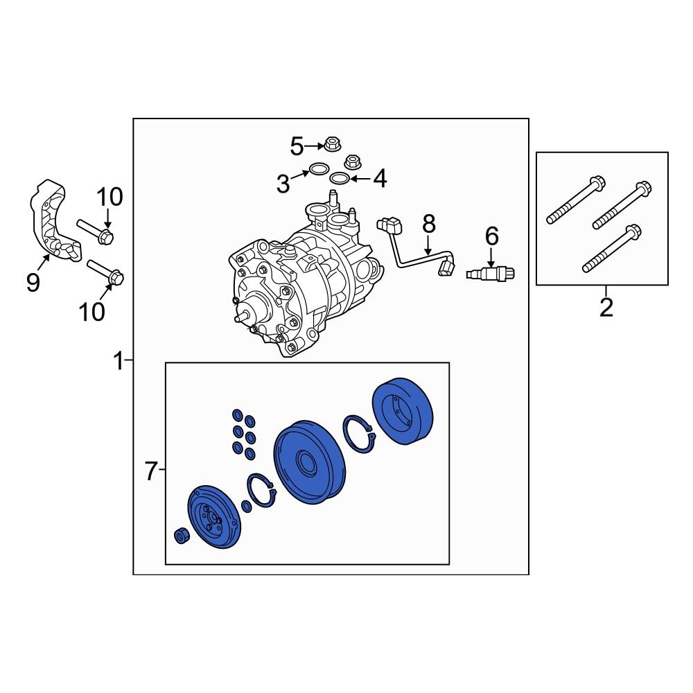 Volvo OE 31390538 A/C Compressor Clutch