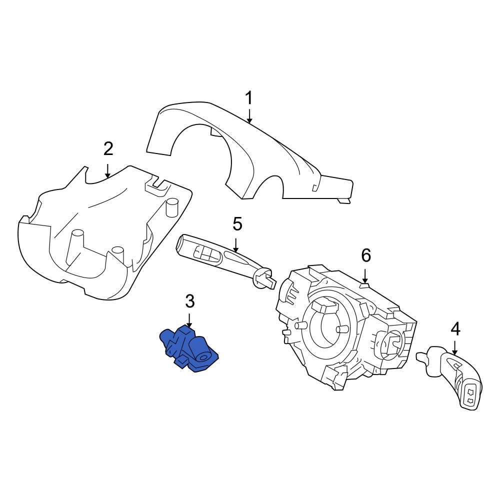 Volvo OE 31340733 Steering Column Lock