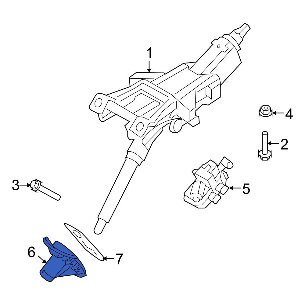 Volvo OE 31340010 Steering Column Shaft Seal