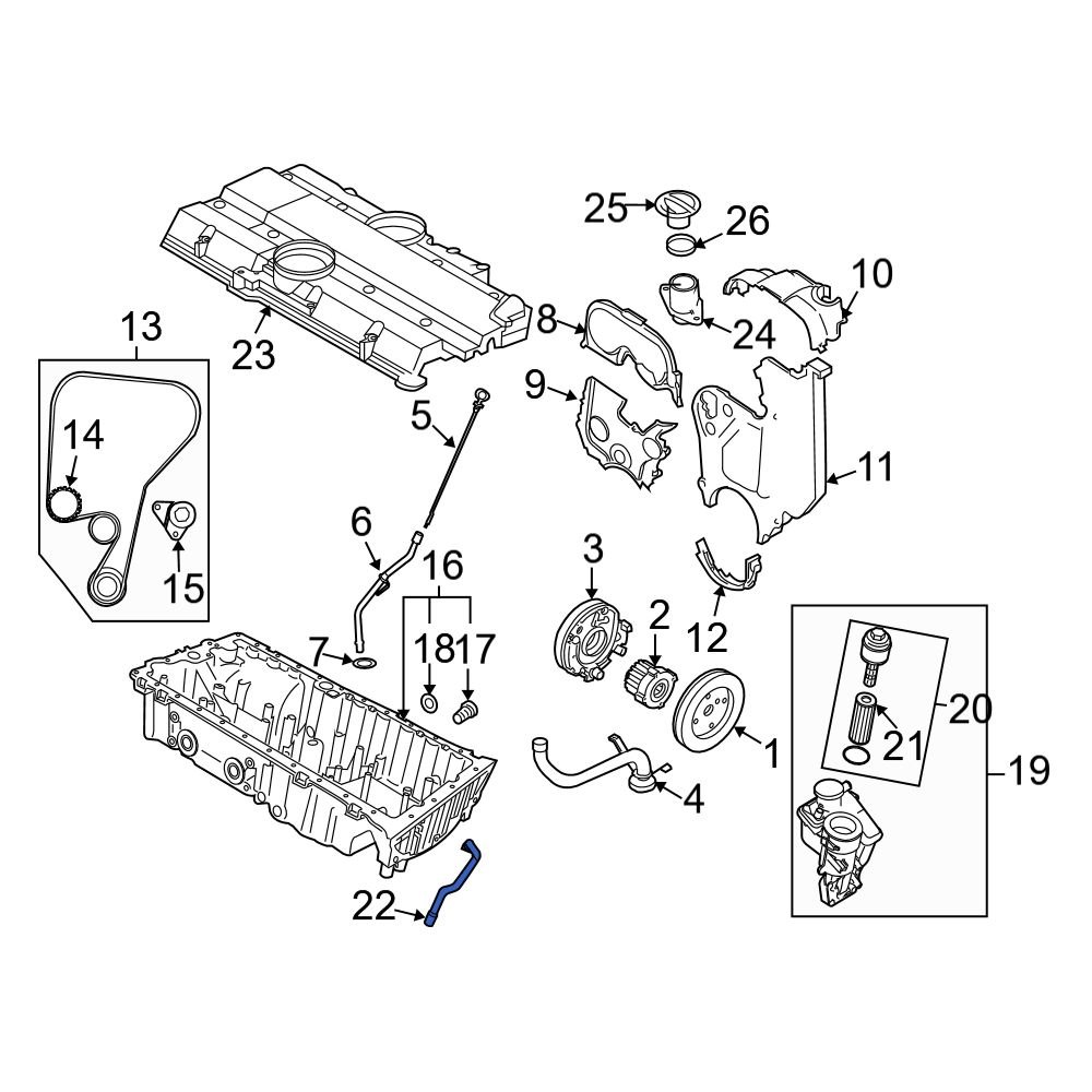 URO Parts 8670008 Breather Hose – Replacement Crankcase Breather Hose With 24-Month Warranty