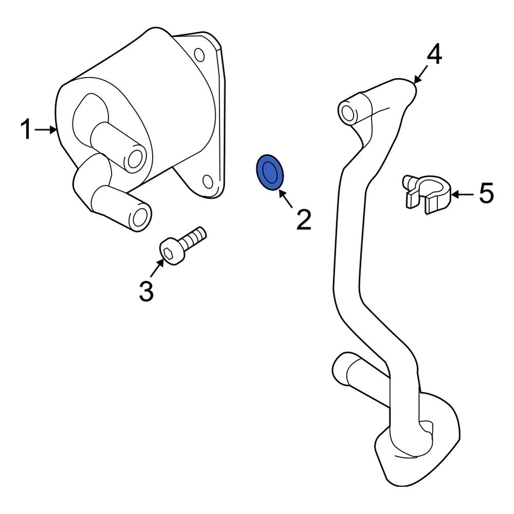 Volvo OE 31437023 Automatic Transmission Oil Cooler Seal
