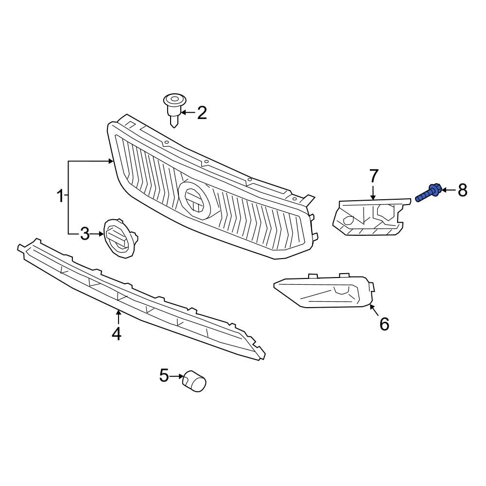 Volvo OE 30776072 - Fog Light Screw