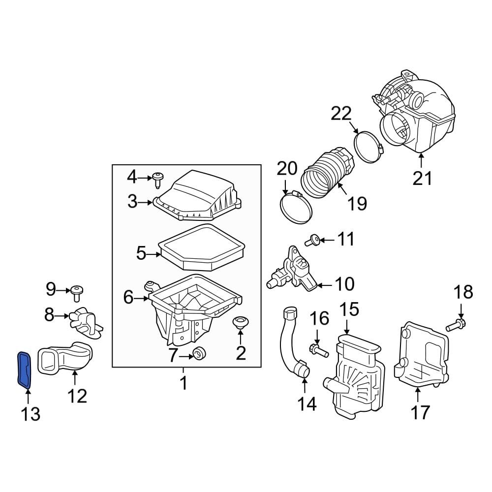 Volvo OE 31375960 - Engine Air Duct Insulator