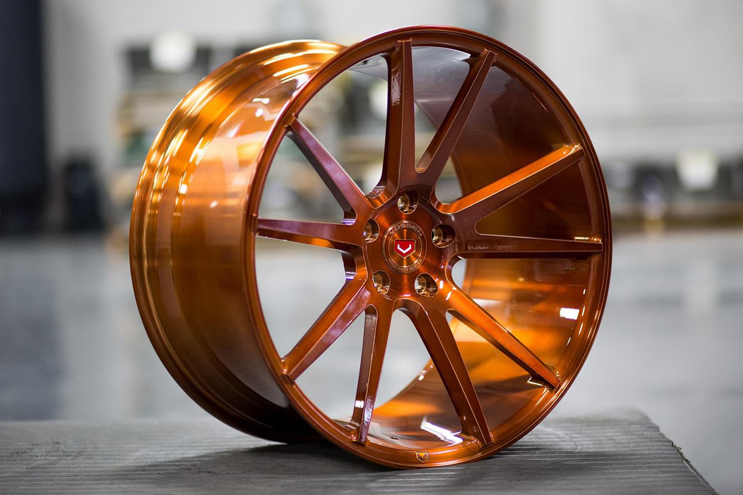 Custom wheels. Vossen медные.