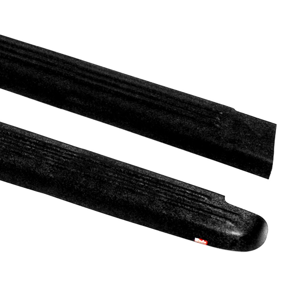 Westin® 7200461 Ribbed Black Side Bed Caps without Holes