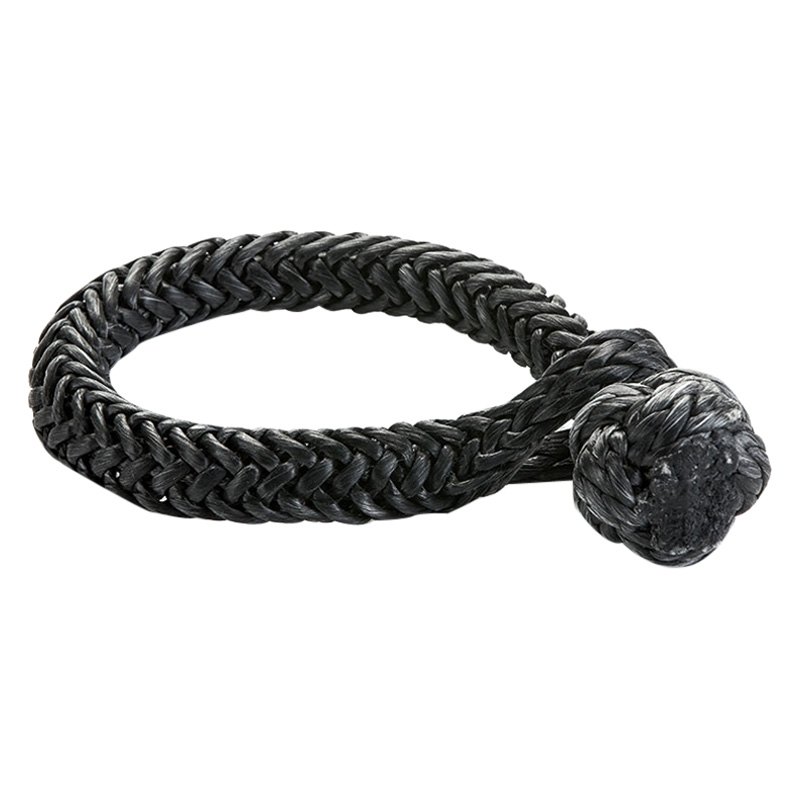 Black 3/8" Diameter WARN 102556 Spydura Soft Shackle Synthetic Rope 