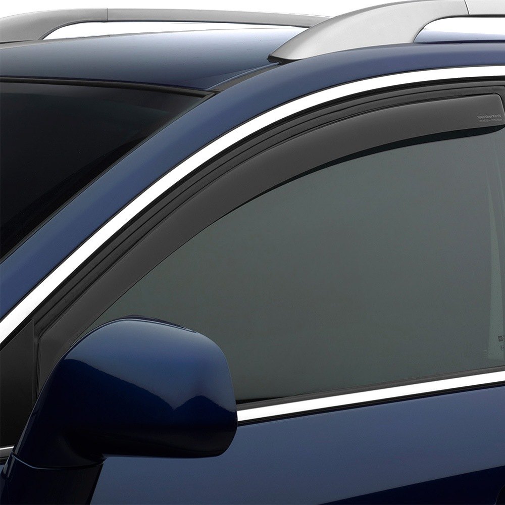 WeatherTech Custom Fit Rear Side Window Deflectors for Subaru Forester Dark Smoke 