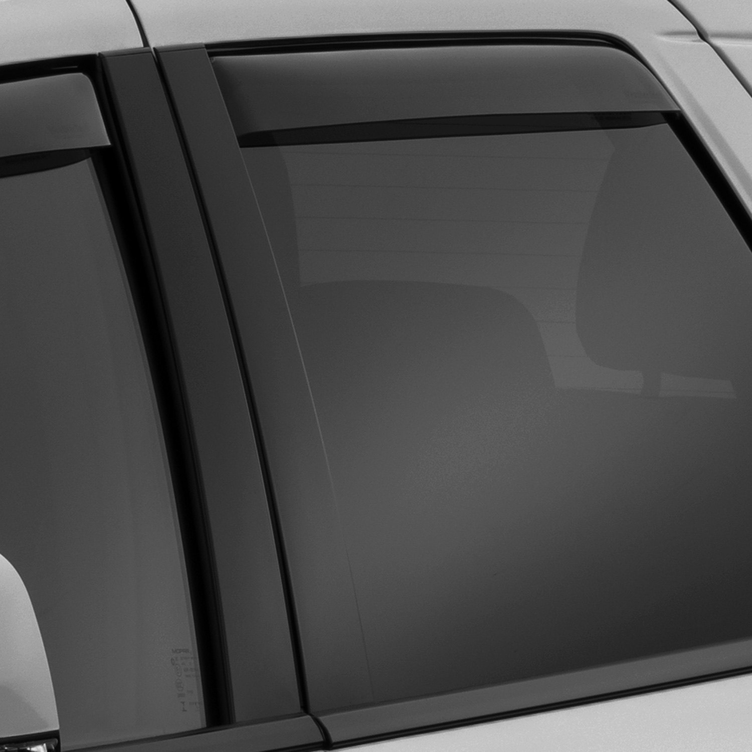 Dark Smoke WeatherTech Custom Fit Front & Rear Side Window Deflectors for Dodge Durango 