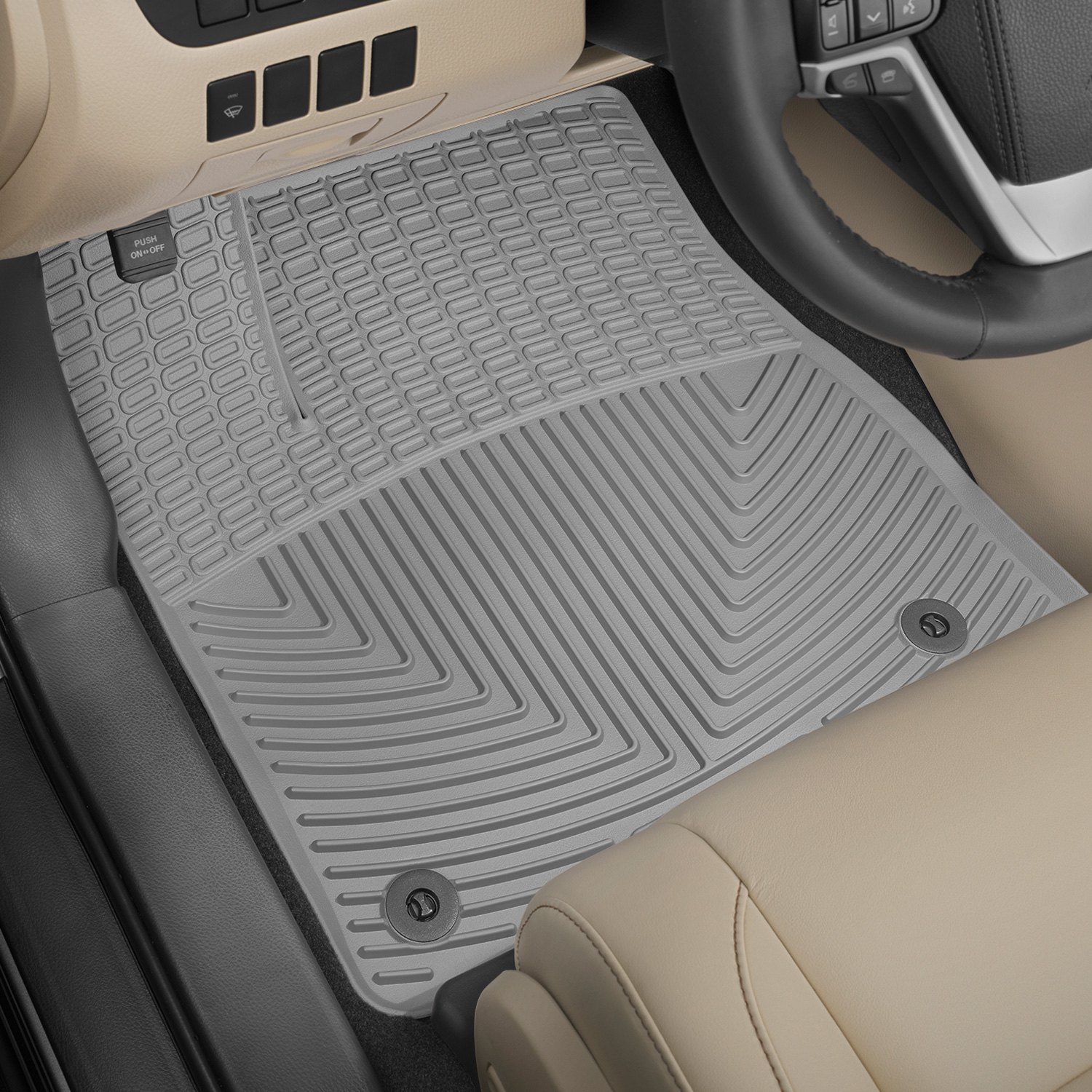 Weathertech® W333GR AllWeather 1st Row Gray Floor Mats