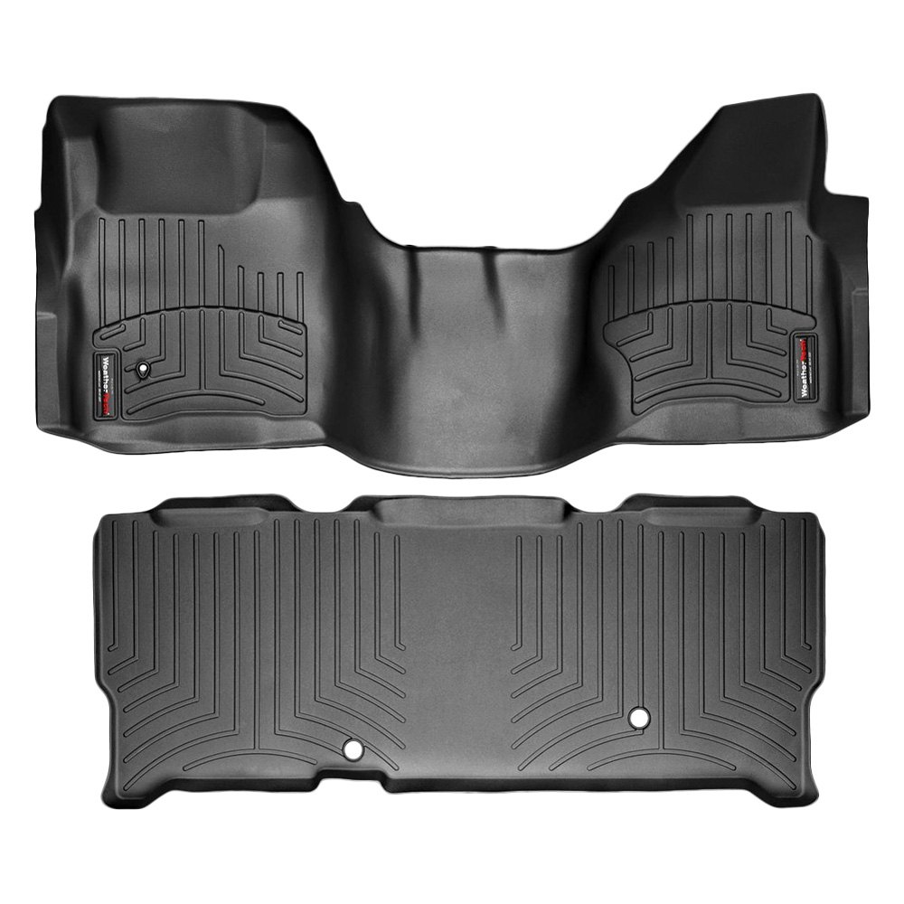 Weathertech® 442931440023 DigitalFit™ 1st & 2nd Row Black Molded