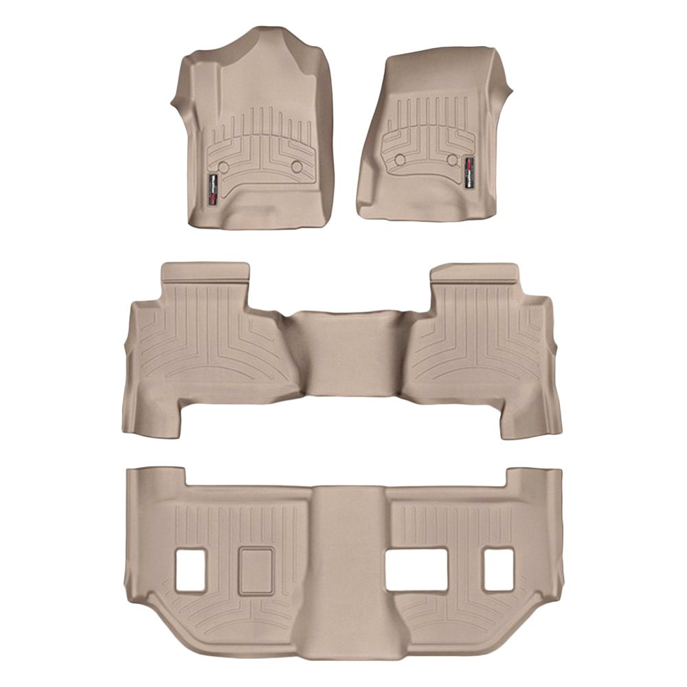 WeatherTech Comfort Mat-Bordered Design-Tan 81AF23HCTS - The Home