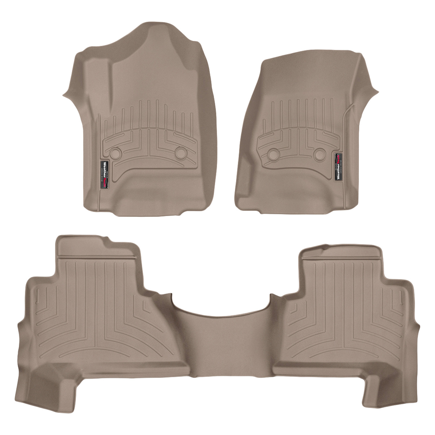 WeatherTech FloorLiner Custom Floor Mats For Honda Fit (1st & 2nd Row) – TPE, Made In USA
