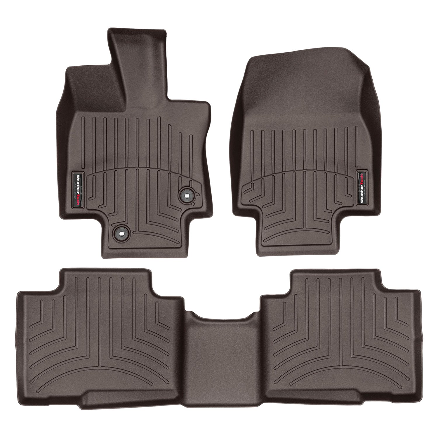 Weathertech® 47160912 DigitalFit™ 1st & 2nd Row Cocoa Molded Floor