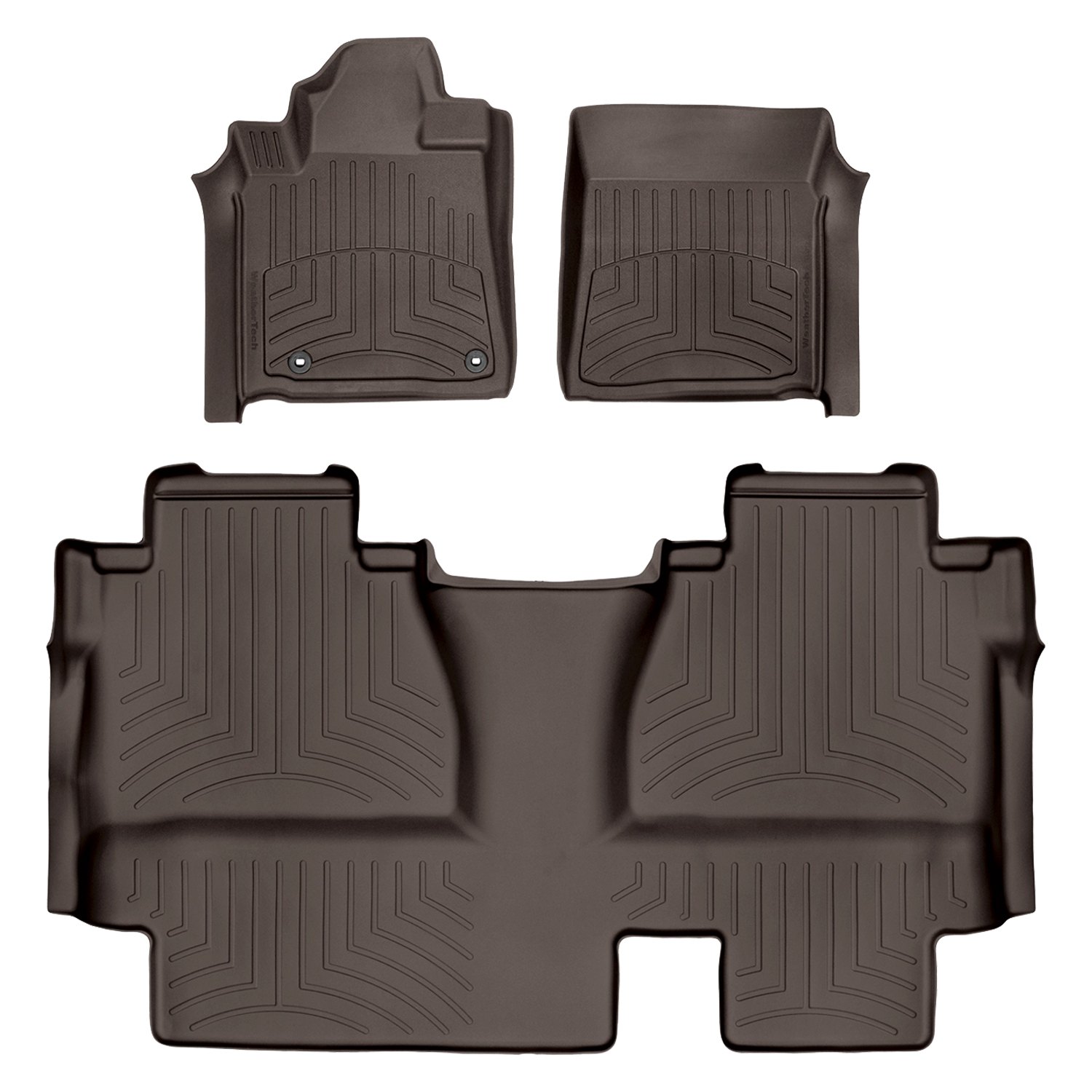 Weathertech® 474081IM470939 1st & 2nd Row Cocoa HP Floor Liners