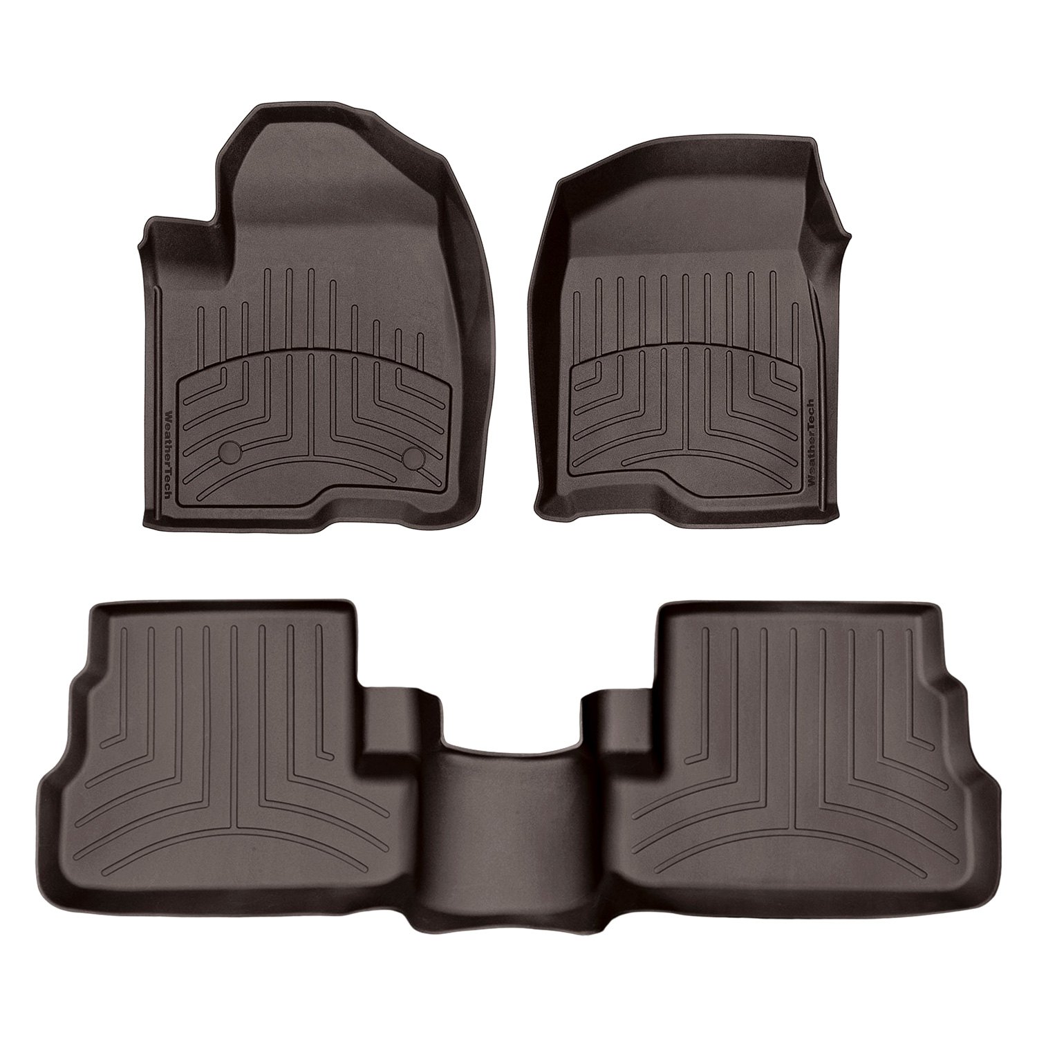 Weathertech® 474591IM474593 1st & 2nd Row Cocoa HP Floor Liners