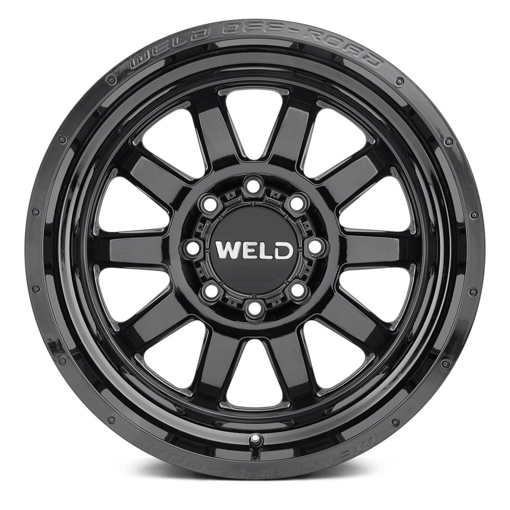 WELD OFF-ROAD® STEALTH W168 Wheels - Gloss Black Rims