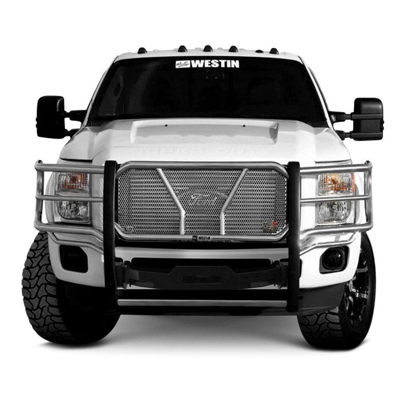 Westin® 5793870 HDX Polished Winch Mount Grille Guard