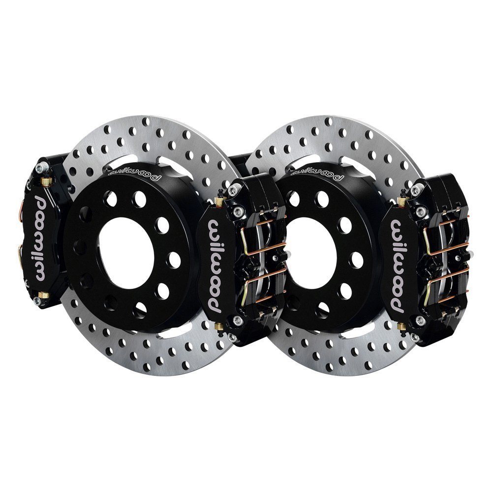 Wilwood® 14012557D Drag Race Drilled Rotor DynaPro Caliper Rear