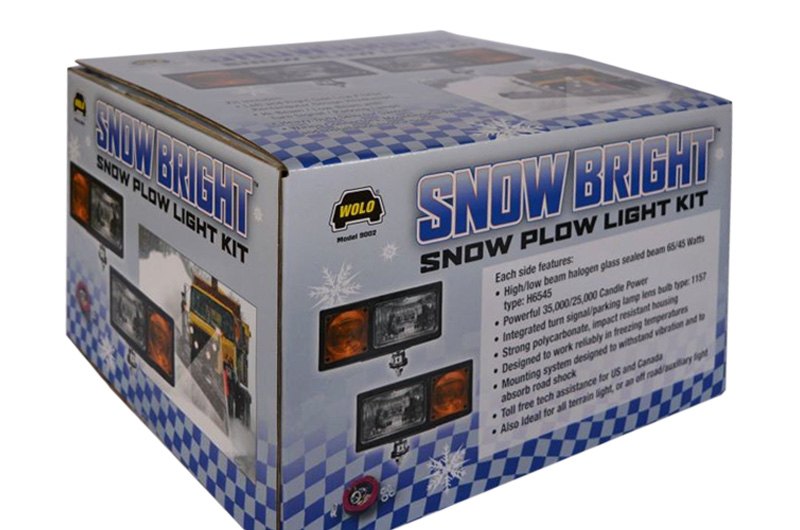 Wolo 9002 Snow Bright Snow Plow Light Kit 