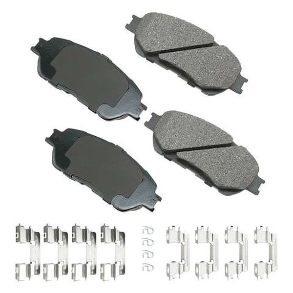 Akebono® W01334097285AKE EURO™ UltraPremium Ceramic Front Disc