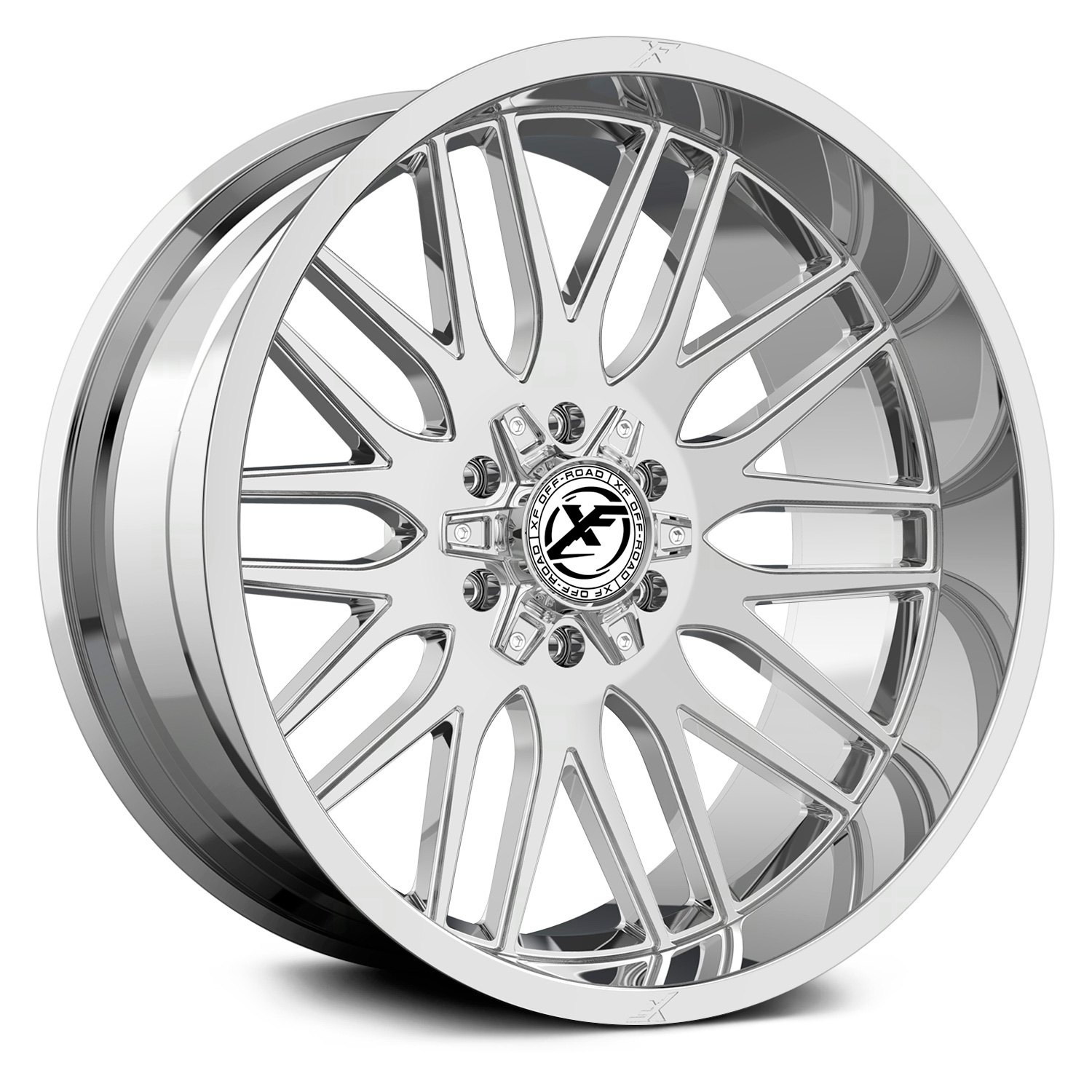 XF OFF-ROAD® XF-240 Wheels - Chrome Rims - XF-240221281651180-44C