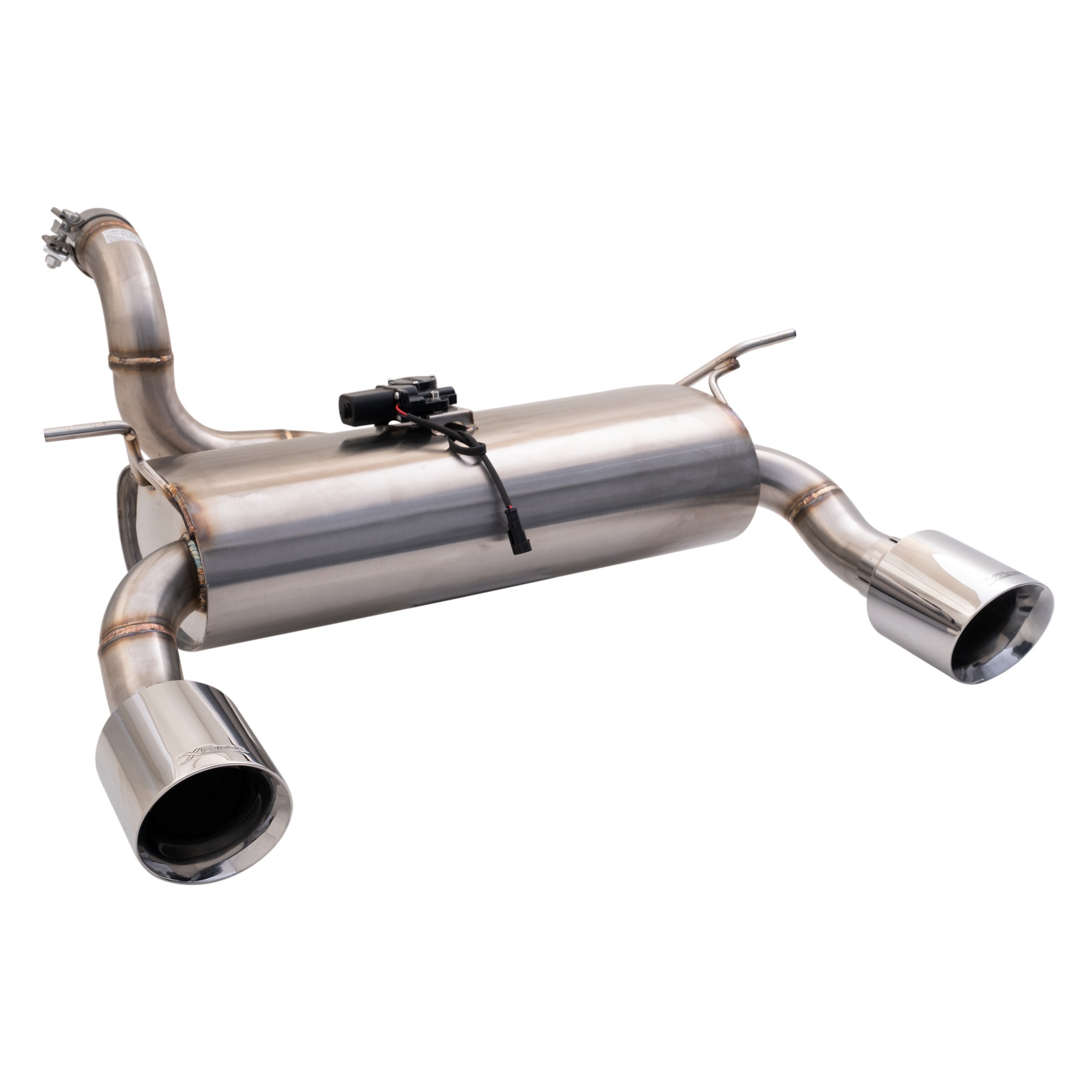 XFORCE Exhaust® ESJW18VKCS Varex™ 304 SS AxleBack Exhaust System