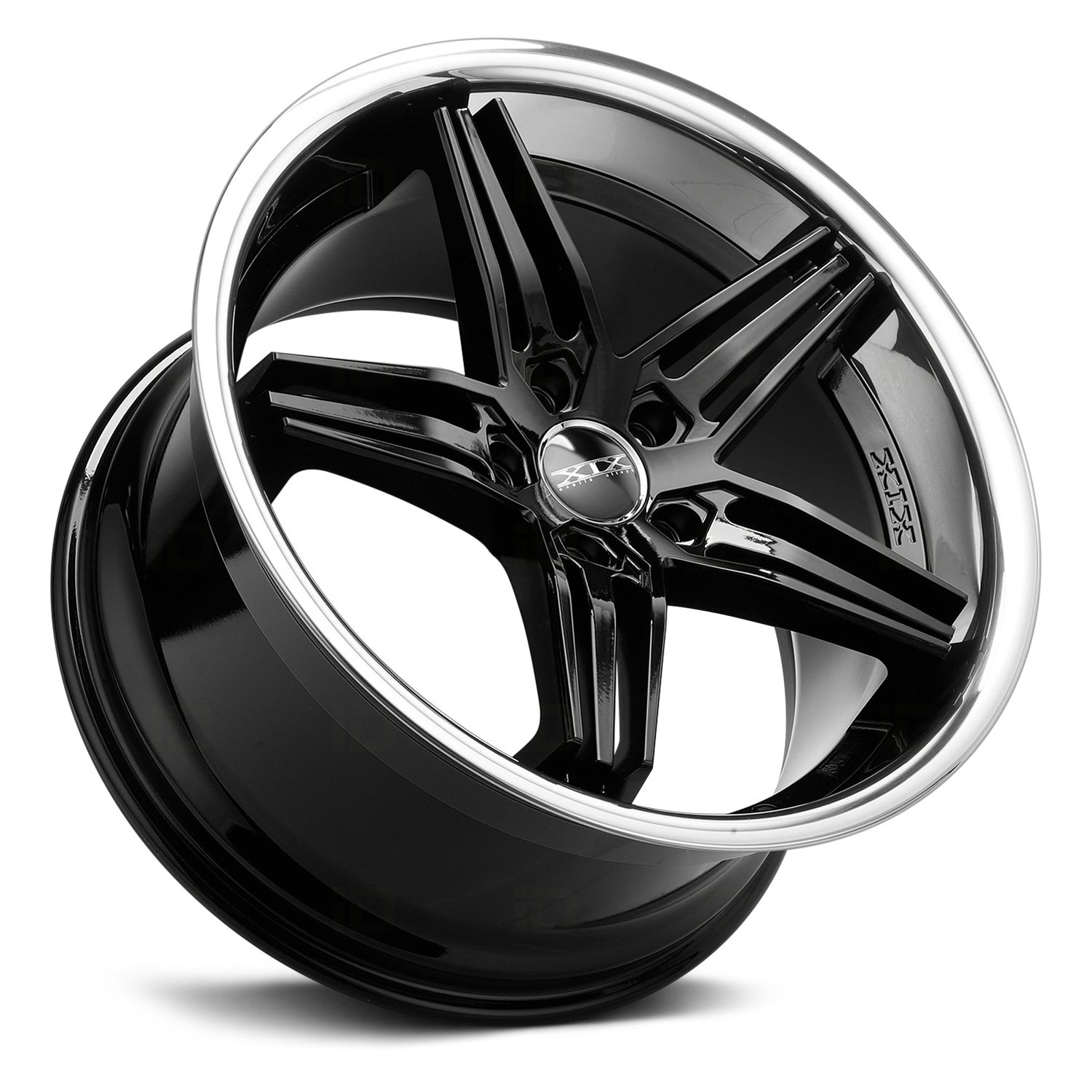 XIX EXOTIC® X63 Wheels - Gloss Black with SS Lip Rims