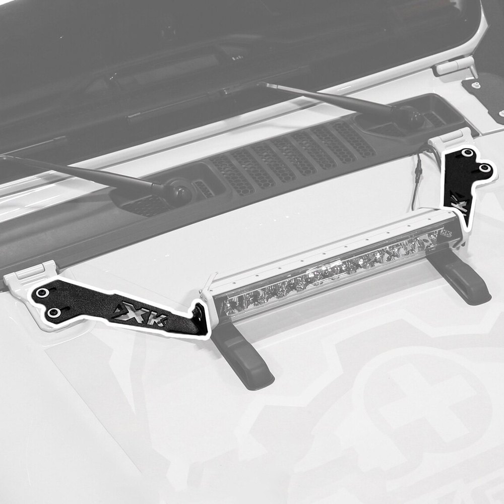 XKGlow® Hood Light Bar Mounts