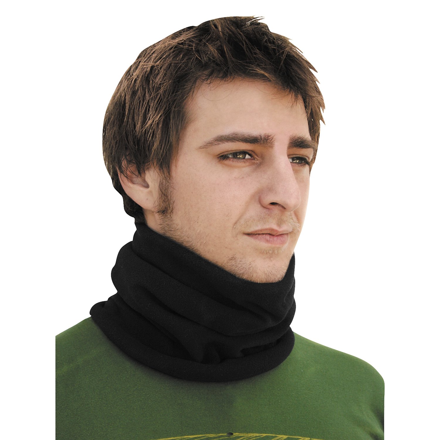 ZANheadgear® WFMFN114 Microfleece Black Neck Gaiter