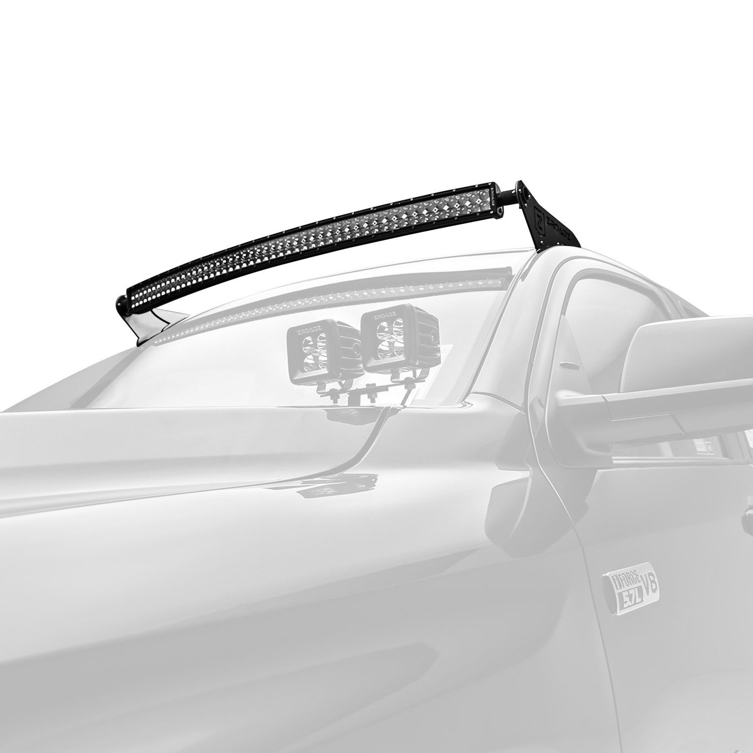 Zroadz Z Kit C Roof Bolt On W Curved Dual Row Combo